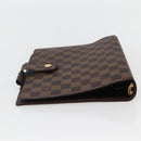LOUIS VUITTON Damier Ebene Agenda GM Day Planner Cover R20107 LV Auth 143991-5