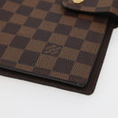 LOUIS VUITTON Damier Ebene Agenda GM Day Planner Cover R20107 LV Auth 143991-14