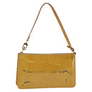 LOUIS VUITTON Monogram Vernis Lexington Pouch Beige M91010 LV Auth 143992-1