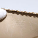 LOUIS VUITTON Monogram Vernis Lexington Pouch Beige M91010 LV Auth 143992-18