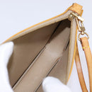 LOUIS VUITTON Monogram Vernis Lexington Pouch Beige M91010 LV Auth 143992-19