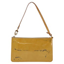 LOUIS VUITTON Monogram Vernis Lexington Pouch Beige M91010 LV Auth 143992-13