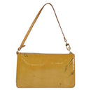 LOUIS VUITTON Monogram Vernis Lexington Pouch Beige M91010 LV Auth 143992-2