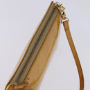 LOUIS VUITTON Monogram Vernis Lexington Pouch Beige M91010 LV Auth 143992-6