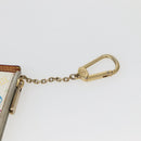 LOUIS VUITTON Multicolor Pochette Cles Coin Purse White M92655 LV Auth 143993-8