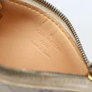 LOUIS VUITTON Multicolor Pochette Cles Coin Purse White M92655 LV Auth 143993-10