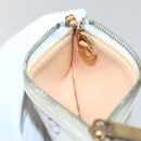 LOUIS VUITTON Multicolor Pochette Cles Coin Purse White M92655 LV Auth 143993-17