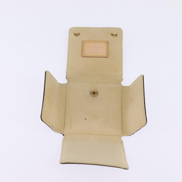 LOUIS VUITTON Monogram Jewelry Case Jewelry Box LV Auth 143995