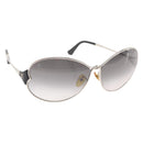 LOUIS VUITTON Daisy Sunglasses Metal Silver Z0261U LV Auth 143996-1