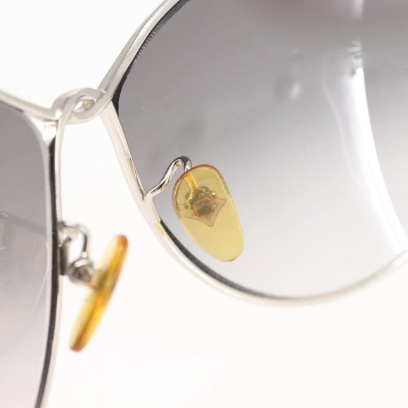 LOUIS VUITTON Daisy Sunglasses Metal Silver Z0261U LV Auth 143996