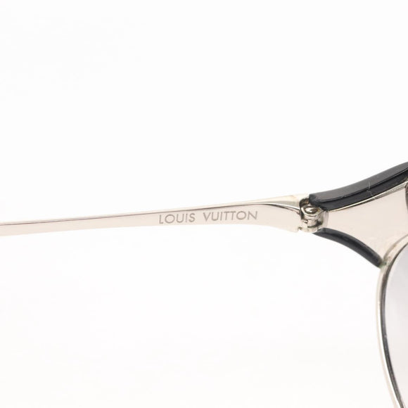 LOUIS VUITTON Daisy Sunglasses Metal Silver Z0261U LV Auth 143996