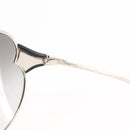 LOUIS VUITTON Daisy Sunglasses Metal Silver Z0261U LV Auth 143996-11