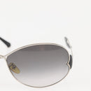 LOUIS VUITTON Daisy Sunglasses Metal Silver Z0261U LV Auth 143996-4