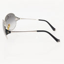 LOUIS VUITTON Daisy Sunglasses Metal Silver Z0261U LV Auth 143996-5