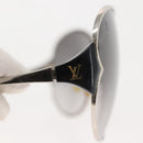 LOUIS VUITTON Daisy Sunglasses Metal Silver Z0261U LV Auth 143996-7