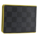 LOUIS VUITTON Damier Graphite Portefeuille Multripru Wallet N63258 Auth 143997-1