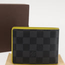LOUIS VUITTON Damier Graphite Portefeuille Multripru Wallet N63258 Auth 143997-12