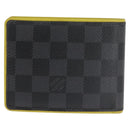 LOUIS VUITTON Damier Graphite Portefeuille Multripru Wallet N63258 Auth 143997-13