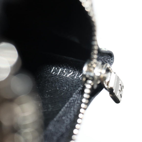 LOUIS VUITTON Multicolor Pochette Cles Coin Purse Black M13664 LV Auth 143998SM