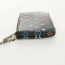 LOUIS VUITTON Multicolor Pochette Cles Coin Purse Black M13664 LV Auth 143998SM-4