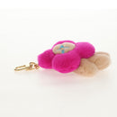 LOUIS VUITTON Vivienne Vison Bag Charm Fur Beige Pink M00870 LV Auth 144000SM-3