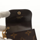 LOUIS VUITTON Monogram LV Cute Monogram Charm Brown M01561 LV Auth 144001SM-15