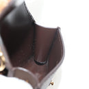 LOUIS VUITTON Monogram LV Cute Monogram Charm Brown M01561 LV Auth 144001SM-17