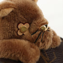 LOUIS VUITTON Monogram LV Cute Monogram Charm Brown M01561 LV Auth 144001SM-8