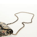 CHANEL Matelasse Chain Shoulder Bag Nylon Brown Gold CC Auth 144002AM-8