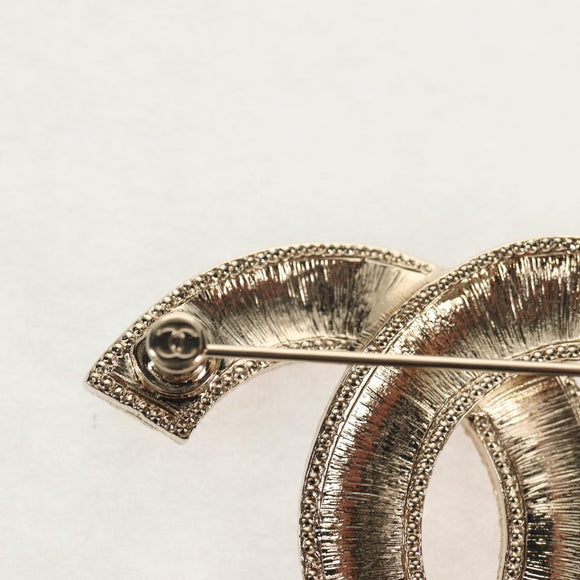 CHANEL COCO Mark Brooch metal Multicolor CC Auth 144003SM