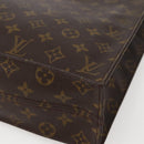 LOUIS VUITTON Monogram Sac Plat Hand Bag M51140 LV Auth 144010-15