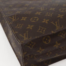 LOUIS VUITTON Monogram Sac Plat Hand Bag M51140 LV Auth 144010-16