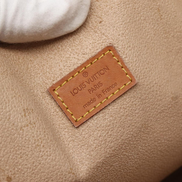 LOUIS VUITTON Monogram Sac Plat Hand Bag M51140 LV Auth 144010