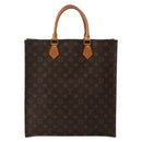 LOUIS VUITTON Monogram Sac Plat Hand Bag M51140 LV Auth 144010-2