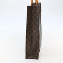 LOUIS VUITTON Monogram Sac Plat Hand Bag M51140 LV Auth 144010-4