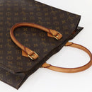 LOUIS VUITTON Monogram Sac Plat Hand Bag M51140 LV Auth 144010-6