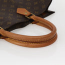 LOUIS VUITTON Monogram Sac Plat Hand Bag M51140 LV Auth 144010-7