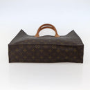 LOUIS VUITTON Monogram Sac Plat Hand Bag M51140 LV Auth 144010-5