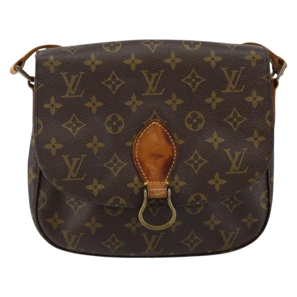 LOUIS VUITTON Monogram Saint Cloud GM Shoulder Bag M51242 LV Auth 144016