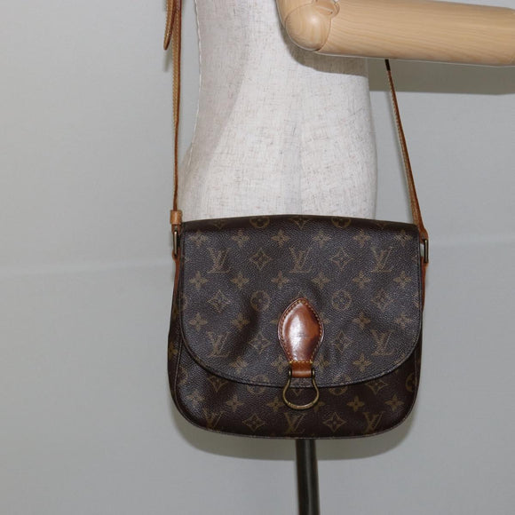 LOUIS VUITTON Monogram Saint Cloud GM Shoulder Bag M51242 LV Auth 144016