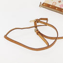 LOUIS VUITTON Multicolor Pochette Accessoires Pouch White M92649 LV Auth 144020-8