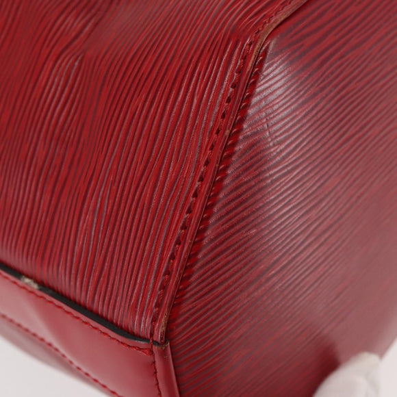 LOUIS VUITTON Epi Sac Depaule GM Shoulder Bag Red M80197 LV Auth 144021