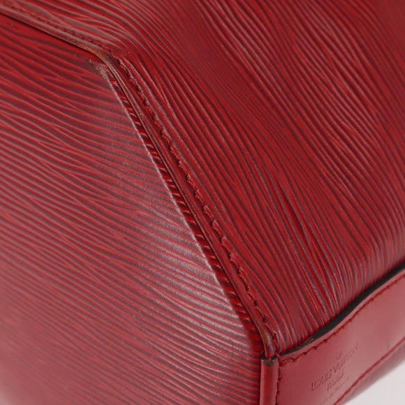 LOUIS VUITTON Epi Sac Depaule GM Shoulder Bag Red M80197 LV Auth 144021