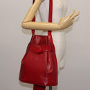 LOUIS VUITTON Epi Sac Depaule GM Shoulder Bag Red M80197 LV Auth 144021-22