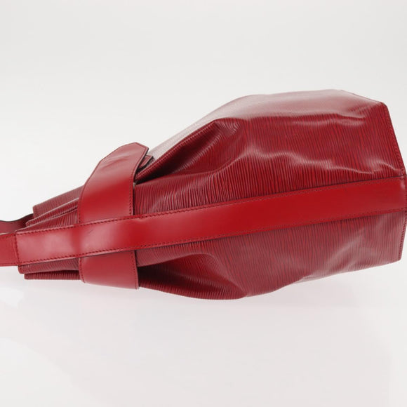 LOUIS VUITTON Epi Sac Depaule GM Shoulder Bag Red M80197 LV Auth 144021