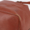 LOUIS VUITTON Epi Petit Noe Shoulder Bag Brown M44103 LV Auth 144023-9