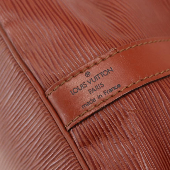 LOUIS VUITTON Epi Petit Noe Shoulder Bag Brown M44103 LV Auth 144023