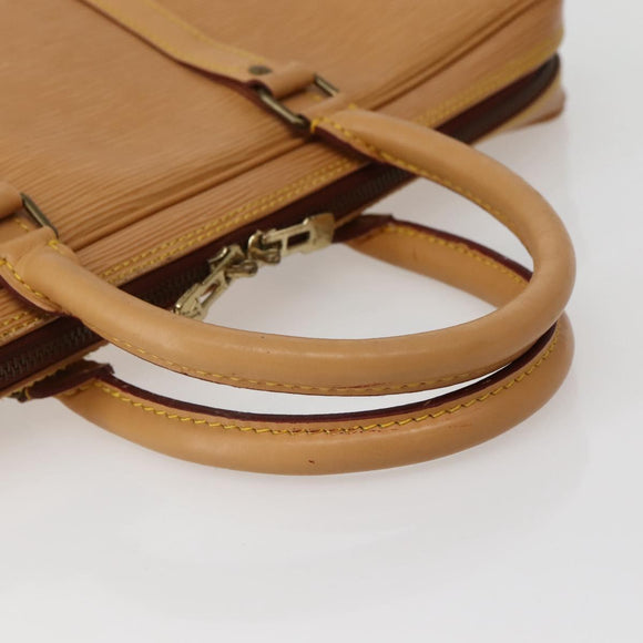 LOUIS VUITTON Epi Porte Documents Voyage Business Bag Beige M54476 Auth 144024