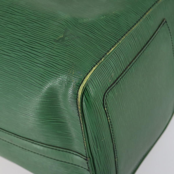 LOUIS VUITTON Epi Keepall 50 Boston Bag Green M42964 LV Auth 144025