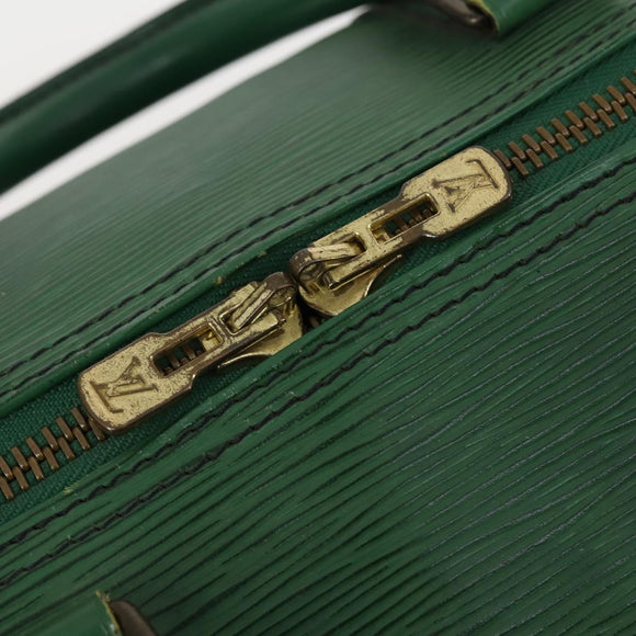 LOUIS VUITTON Epi Keepall 50 Boston Bag Green M42964 LV Auth 144025